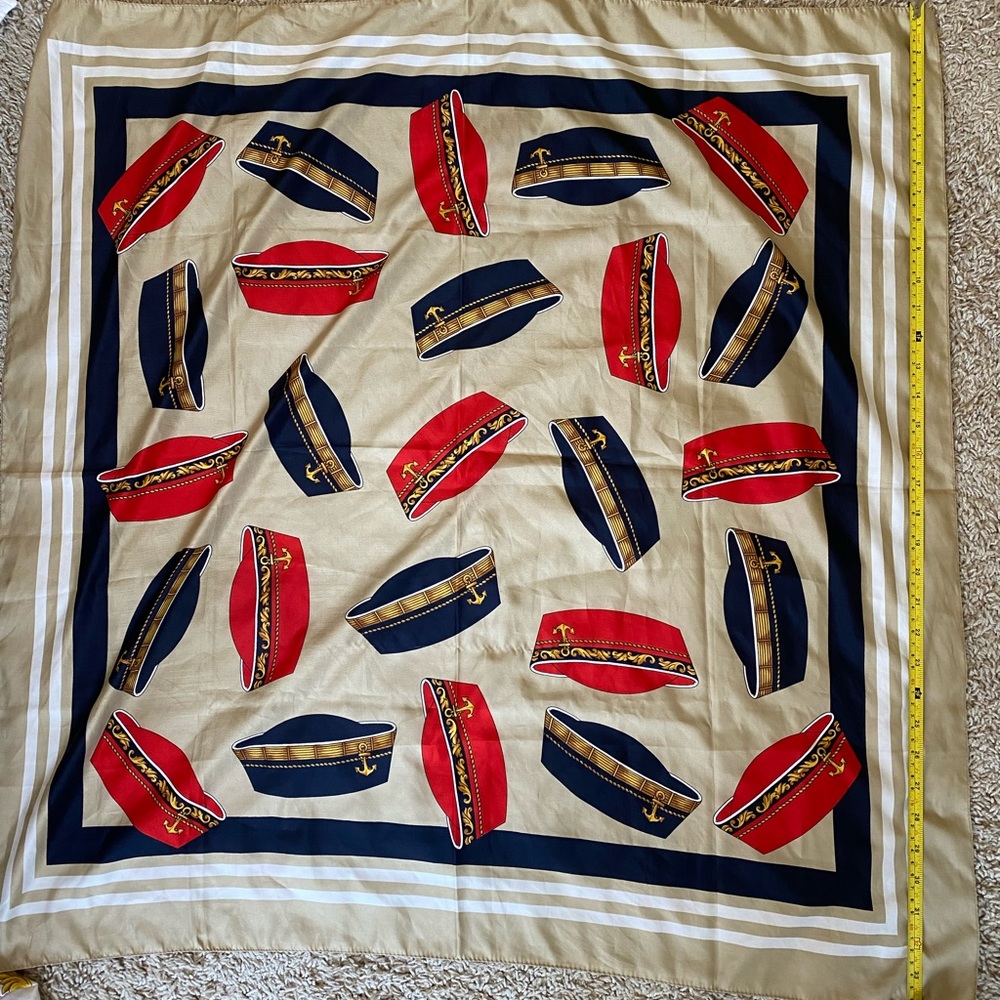 Silky scarf. 34x34”.